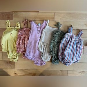 Bundle of Old Navy and Gap rompers!